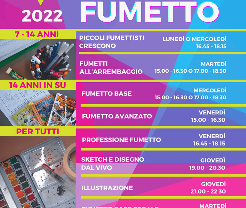 Centro Fumetto “Andrea Pazienza” Corsi 2021-2022